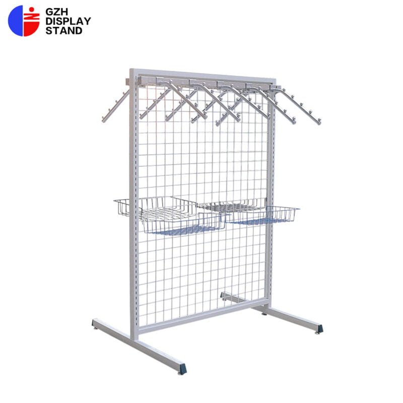 -GZH-350Y Clothing display stand-Gridwall shelves